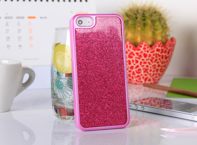 iphone5  glitter case - pink